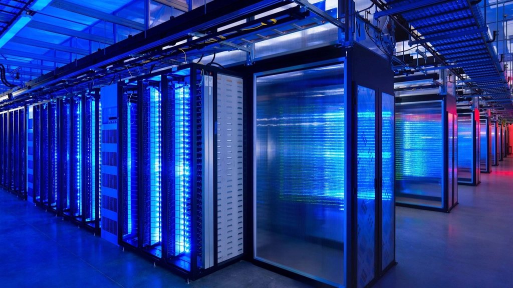 Salle de serveurs d'un datacenter